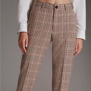 Scotch & Soda Checkered Pants - Brown and Black